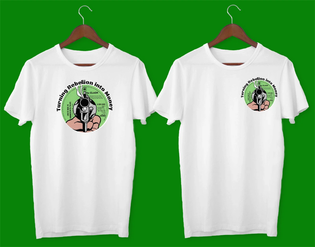 THE CLASH, JOE STRUMMER, PUNK, White man in - Adult & Kids T-Shirts, Sweatshirts & Hoodies apparel design preview 1