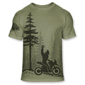 Men's Bigfoot Adventure Motorcycle Funny Sasquatch - Adult & Kids T-Shirts, Sweatshirts & Hoodies apparel design preview 1
