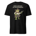 Hold On Partner I'm Overstimulated Cowboy Frog Meme - Adult & Kids T-Shirts, Sweatshirts & Hoodies apparel design preview 1