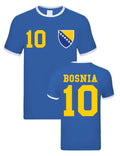 Men's "Bosnia" with desired name number Jersey - Adult & Kids T-Shirts, Sweatshirts & Hoodies apparel design preview 1