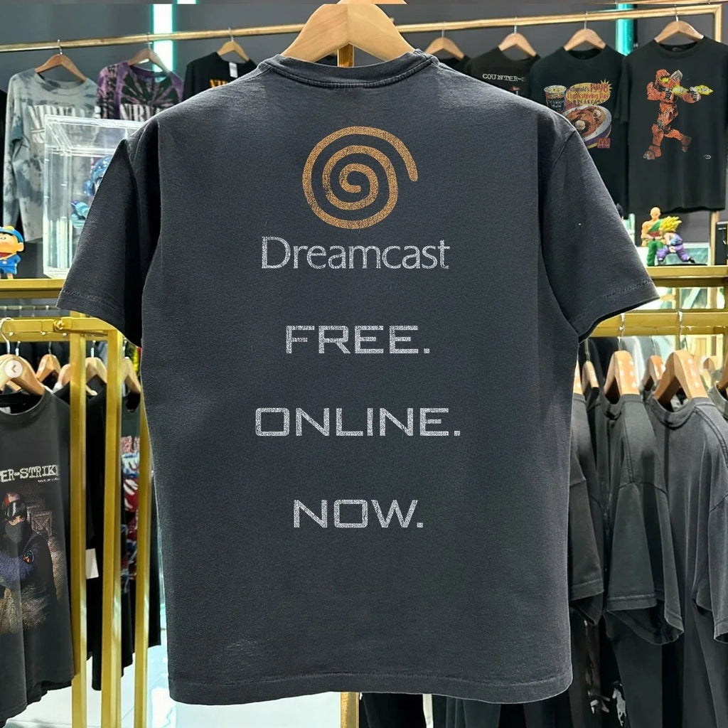 90s Sega Dreamcast Size Classic Black XL - Adult & Kids T-Shirts, Sweatshirts & Hoodies apparel design preview 1