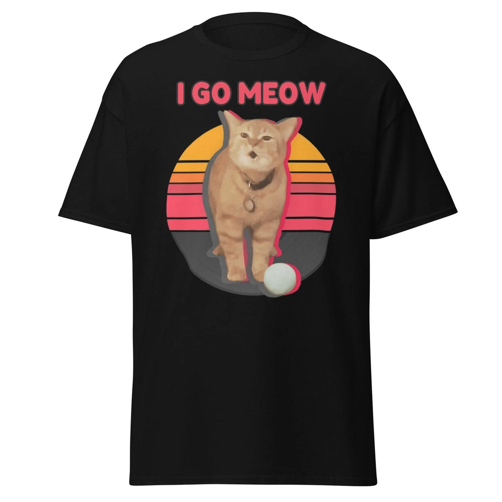 I Go Meow Funny Cute Cat Lover - Adult & Kids T-Shirts, Sweatshirts & Hoodies apparel design preview 1