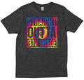 Straight Outta 8th Grade Eighth Funny Back To School - Adult & Kids T-Shirts, Sweatshirts & Hoodies apparel design preview 1