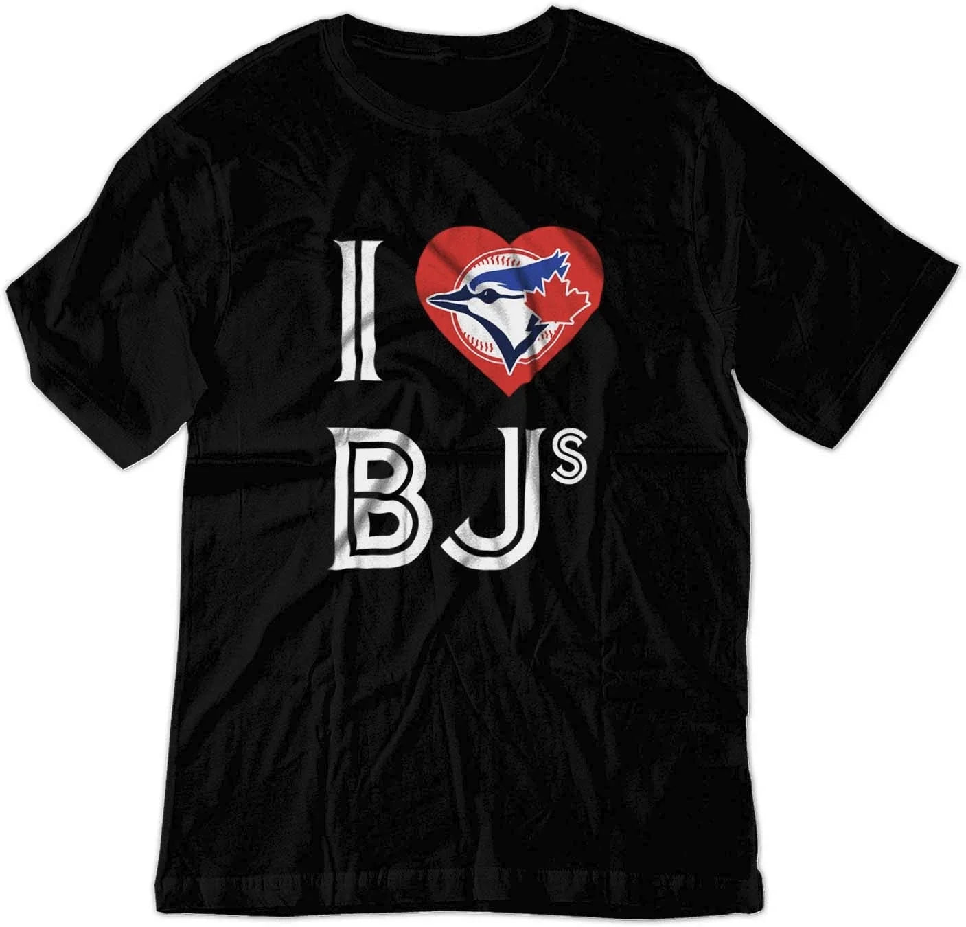 BSW Men's I Love BJ's Jays Baseball Sex Humor Heart - Adult & Kids T-Shirts, Sweatshirts & Hoodies apparel design preview 1