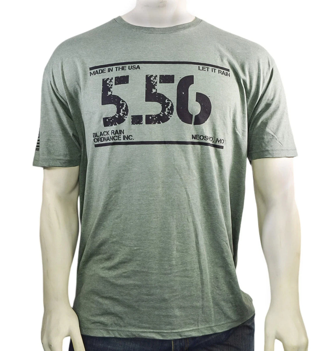 BLACK RAIN ORDNANCE 5.56 Ammo Logo Premium Grey - Adult & Kids T-Shirts, Sweatshirts & Hoodies apparel design preview 1