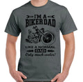 Biker Dad Mens Funny Motorbike Motorcycle Father's - Adult & Kids T-Shirts, Sweatshirts & Hoodies apparel design preview 1