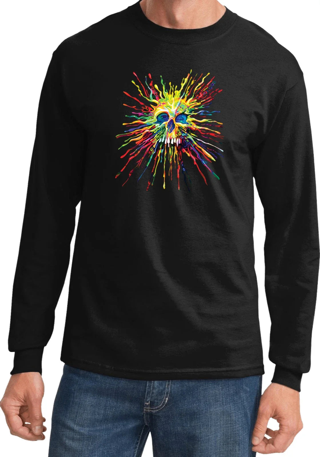 Buy Cool Splatter Skull - Adult & Kids T-Shirts, Sweatshirts & Hoodies apparel design preview 1
