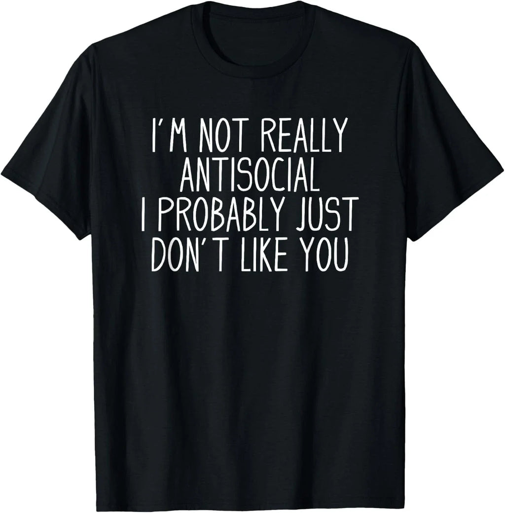 Funny Introvert Unisex-Adults Black Modern Classic - Adult & Kids T-Shirts, Sweatshirts & Hoodies apparel design preview 1