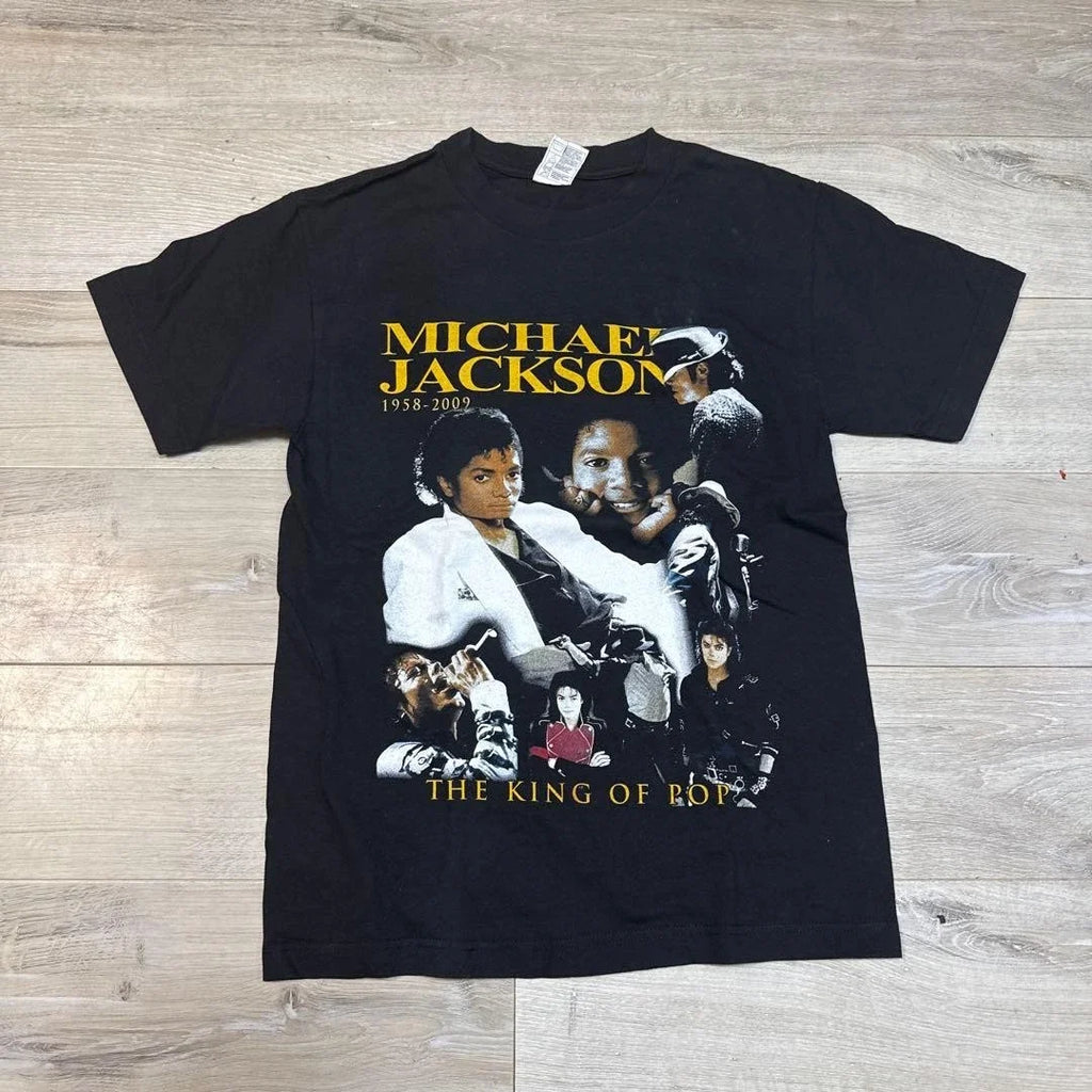 Michael Jackson Graphic Black S Unused Retro Style - Adult & Kids T-Shirts, Sweatshirts & Hoodies apparel design preview 1