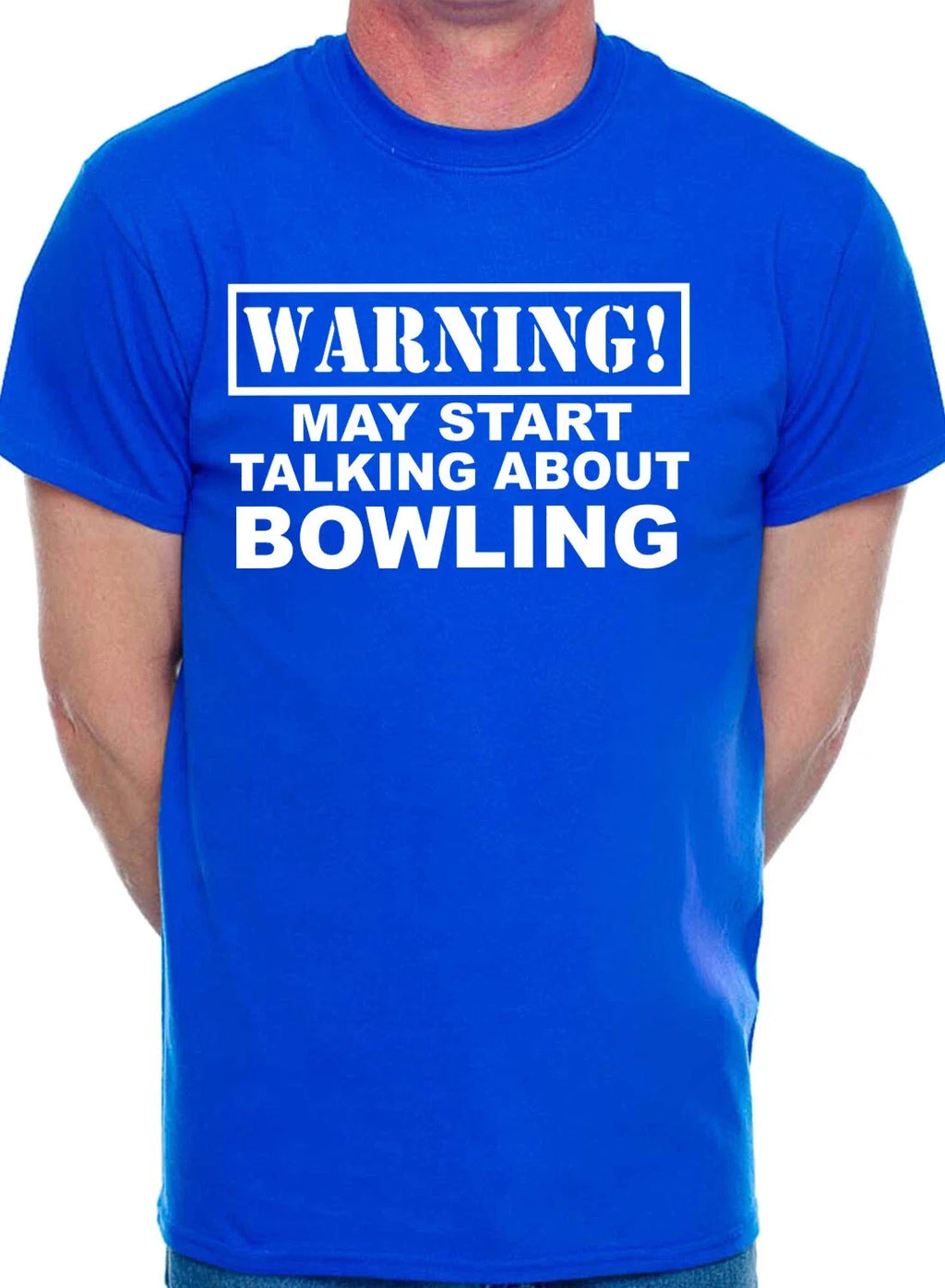 Warning May Talk About Bowling Crown Green Ten Pin - Adult & Kids T-Shirts, Sweatshirts & Hoodies apparel design preview 1