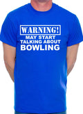 Warning May Talk About Bowling Crown Green Ten Pin - Adult & Kids T-Shirts, Sweatshirts & Hoodies apparel design preview 1
