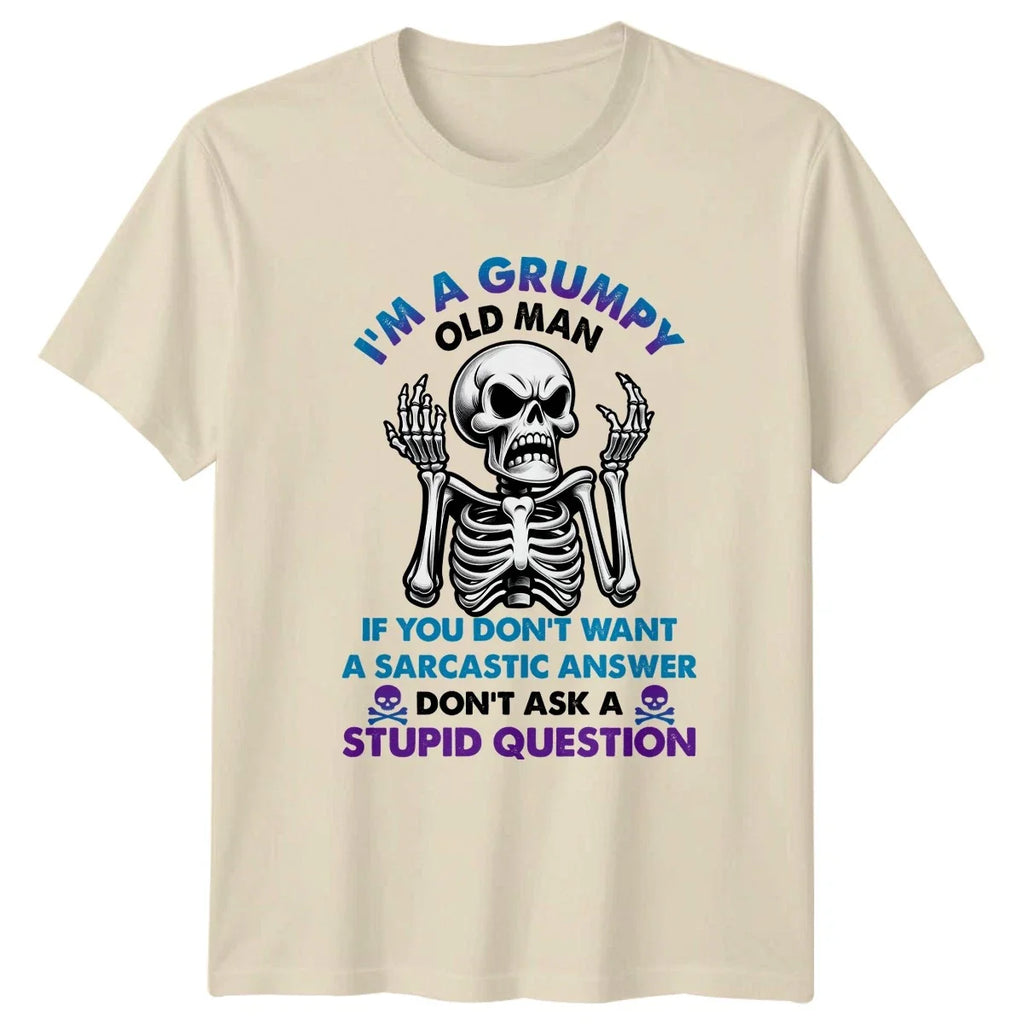 Im A Grumpy Old Man If Mens Sarcastic Humor Lifestyle - Adult & Kids T-Shirts, Sweatshirts & Hoodies apparel design preview 1
