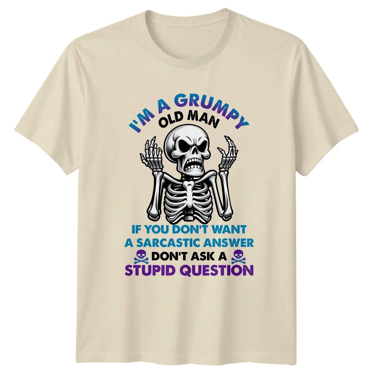 Im A Grumpy Old Man If Mens Sarcastic Humor Lifestyle - Adult & Kids T-Shirts, Sweatshirts & Hoodies apparel design preview 1