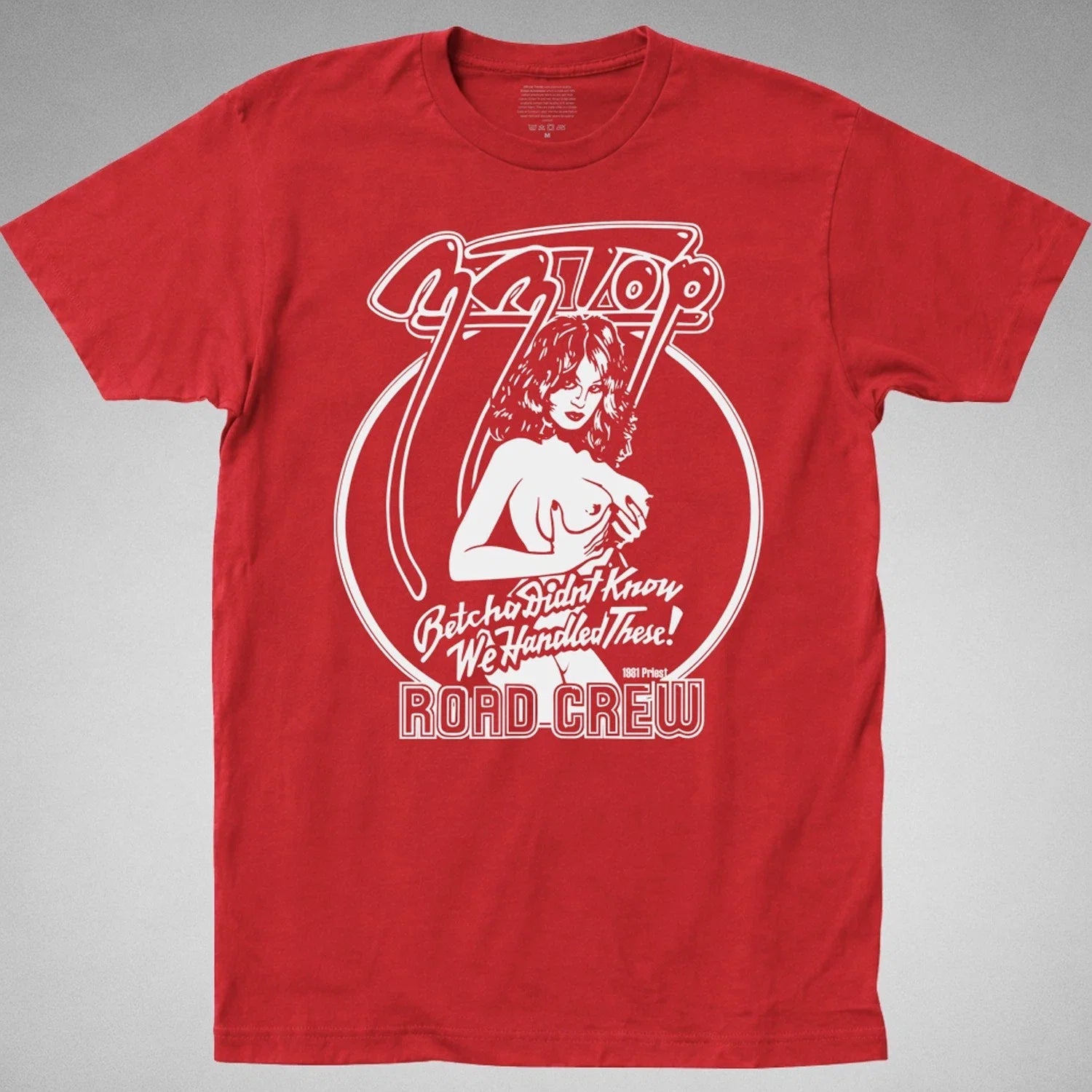 ZZ Top ROAD CREW Band tour Classic rock handled these - Adult & Kids T-Shirts, Sweatshirts & Hoodies apparel design preview 1