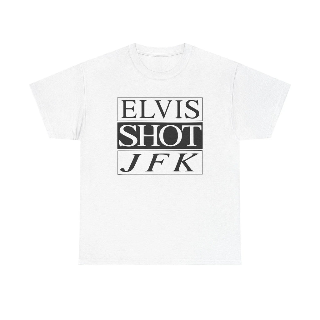 La Haine's "Elvis Shot JFK" Film White iconic - Adult & Kids T-Shirts, Sweatshirts & Hoodies apparel design preview 1