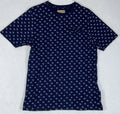 Hudson Barrow Mens Large Blue Geometric Allover Print - Adult & Kids T-Shirts, Sweatshirts & Hoodies apparel design preview 1