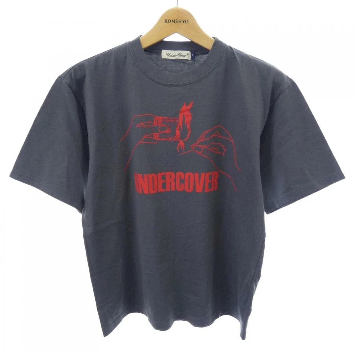 Under Cover Gray Men's Size 2 Used Casual Top - Adult & Kids T-Shirts, Sweatshirts & Hoodies apparel design preview 1