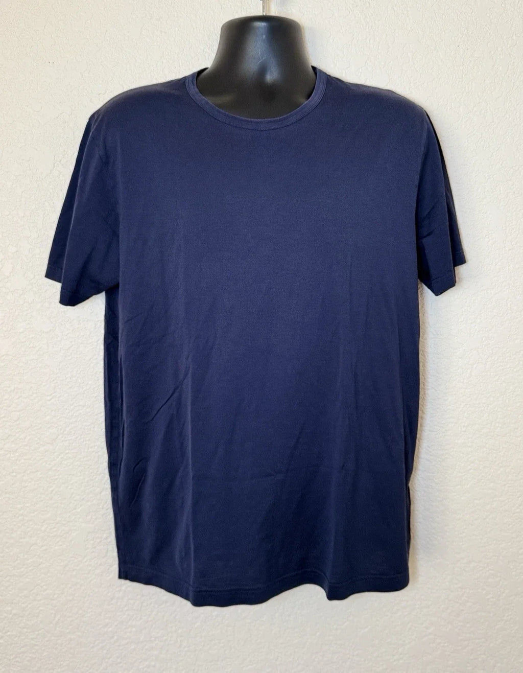 Sunspel Mens Classic Crewneck L Navy 100% Cotton Made - Adult & Kids T-Shirts, Sweatshirts & Hoodies apparel design preview 1