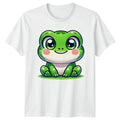 Cute Green Frog Kawaii Amphibian Animals Mens Womens - Adult & Kids T-Shirts, Sweatshirts & Hoodies apparel design preview 1