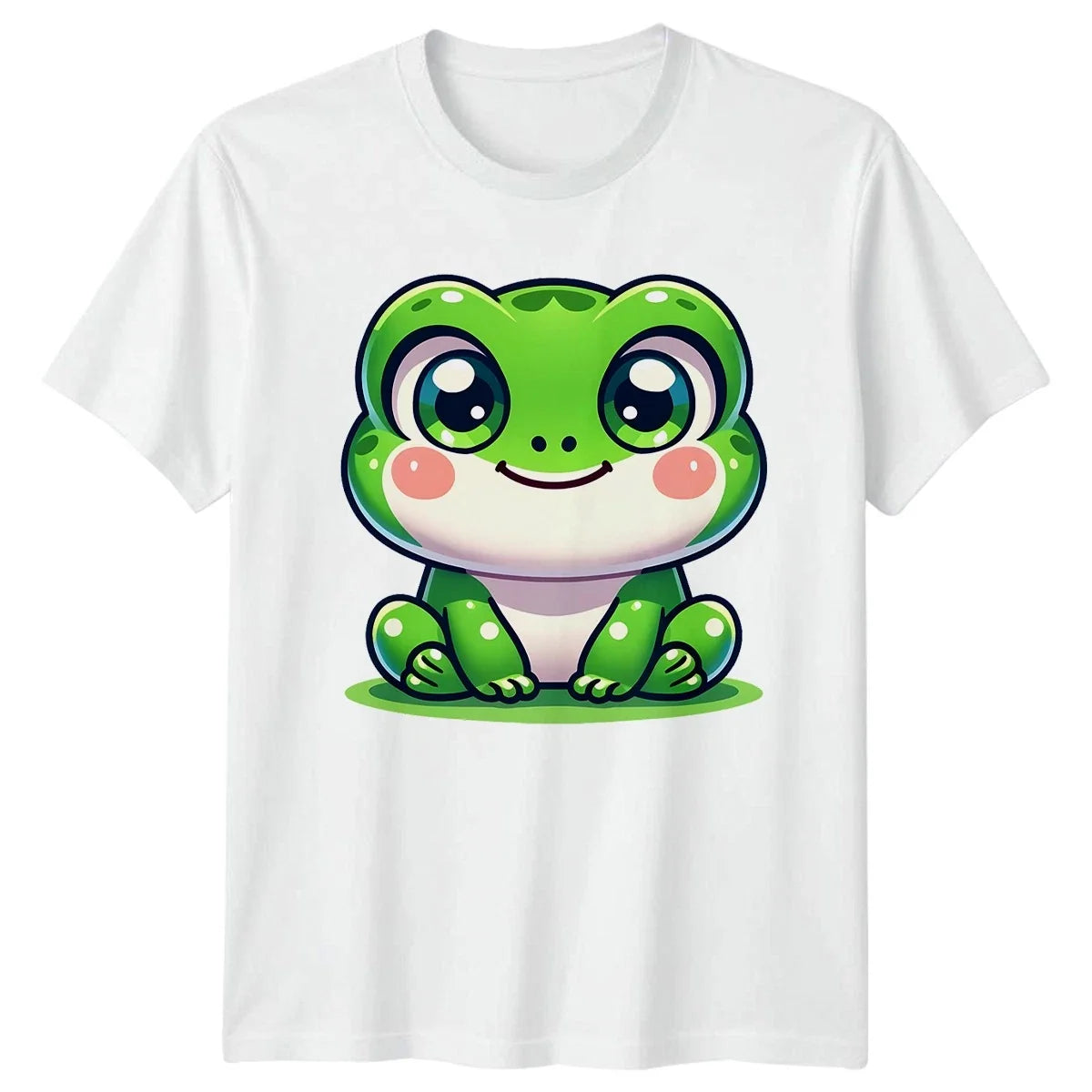 Cute Green Frog Kawaii Amphibian Animals Mens Womens - Adult & Kids T-Shirts, Sweatshirts & Hoodies apparel design preview 1