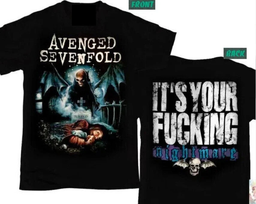 Nightmare Sevenfold Your Avenged It's 2 Side - Adult & Kids T-Shirts, Sweatshirts & Hoodies apparel design preview 1