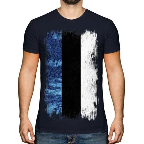Estonia Grunge Flag Men Eesti Football Estonian Gift - Adult & Kids T-Shirts, Sweatshirts & Hoodies apparel design preview 1