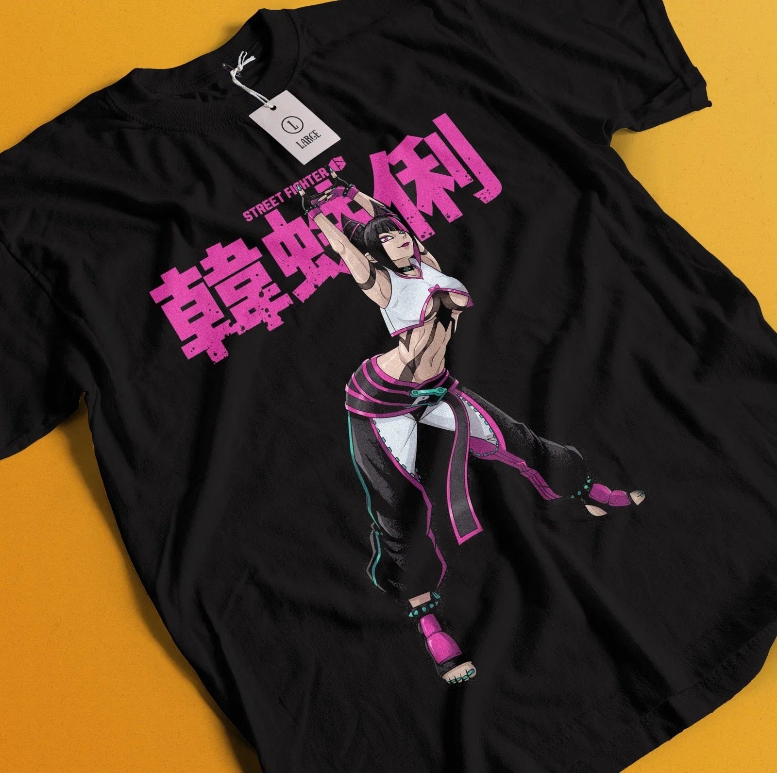Juri Han Chun Li Street Fighter Cammy Ken Anime Gift - Adult & Kids T-Shirts, Sweatshirts & Hoodies apparel design preview 1