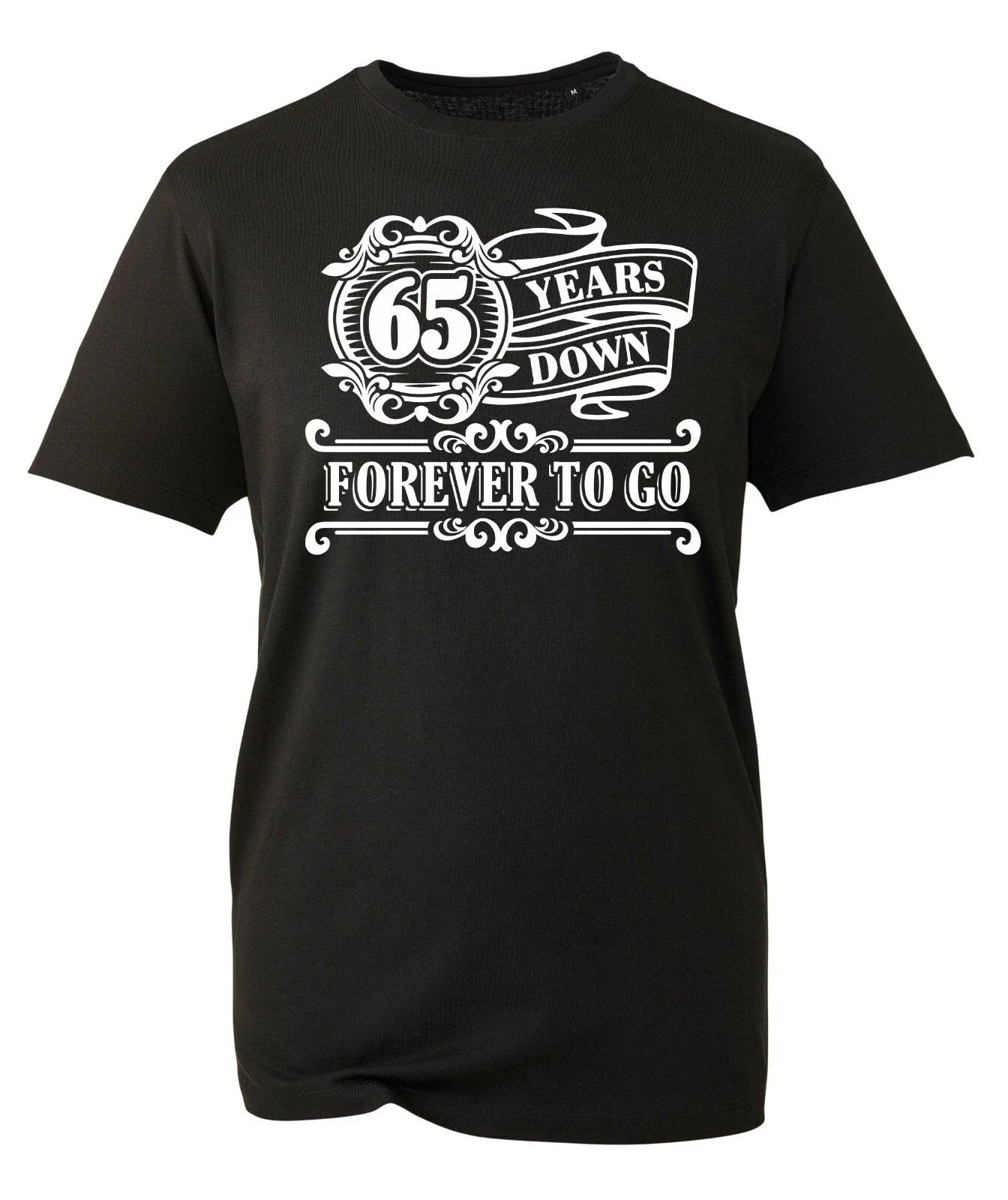 65th Birthday Gift Mens 65 Years Old Down Forever To - Adult & Kids T-Shirts, Sweatshirts & Hoodies apparel design preview 1