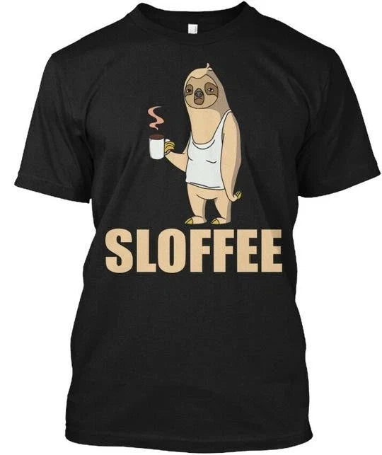 Sloth And Coffee Sloffee Made in the USA Size S to - Adult & Kids T-Shirts, Sweatshirts & Hoodies apparel design preview 1