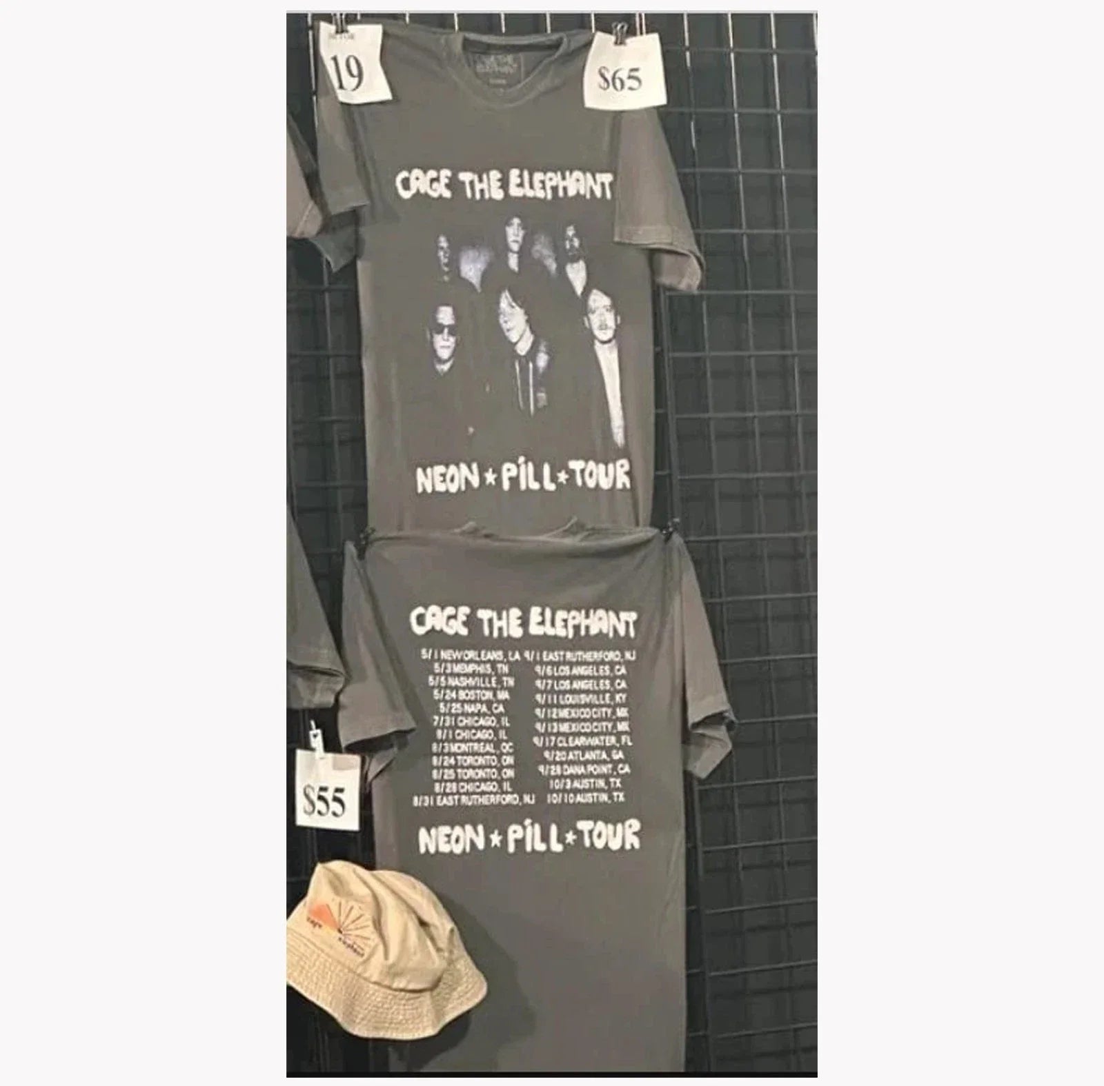 Cage The Elephant Neon Pill Tour 2025 - Adult & Kids T-Shirts, Sweatshirts & Hoodies apparel design preview 1