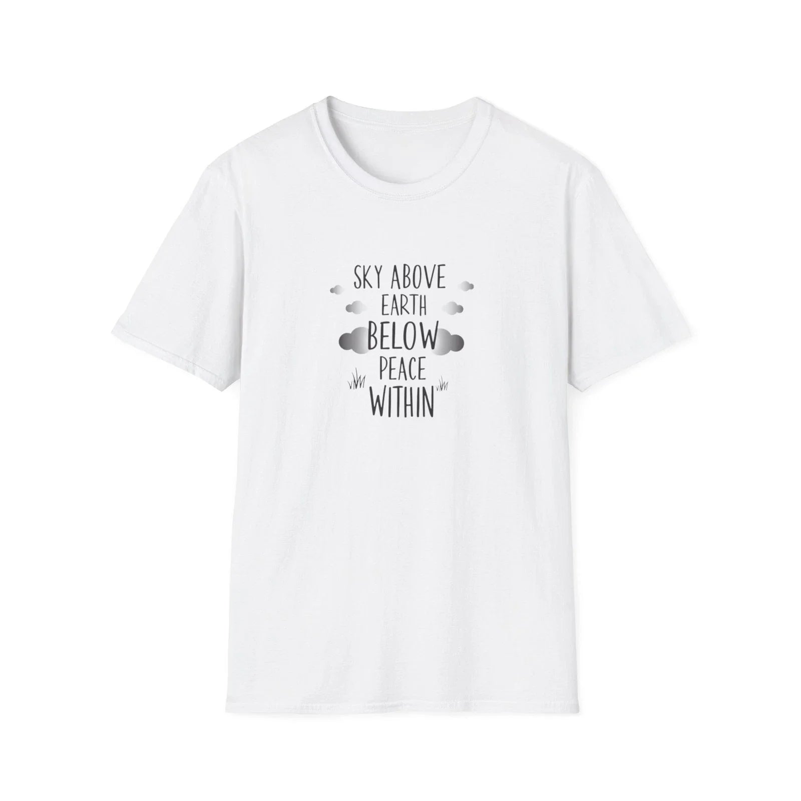 Sky Above Earth Below Peace Within Boho - Adult & Kids T-Shirts, Sweatshirts & Hoodies apparel design preview 1