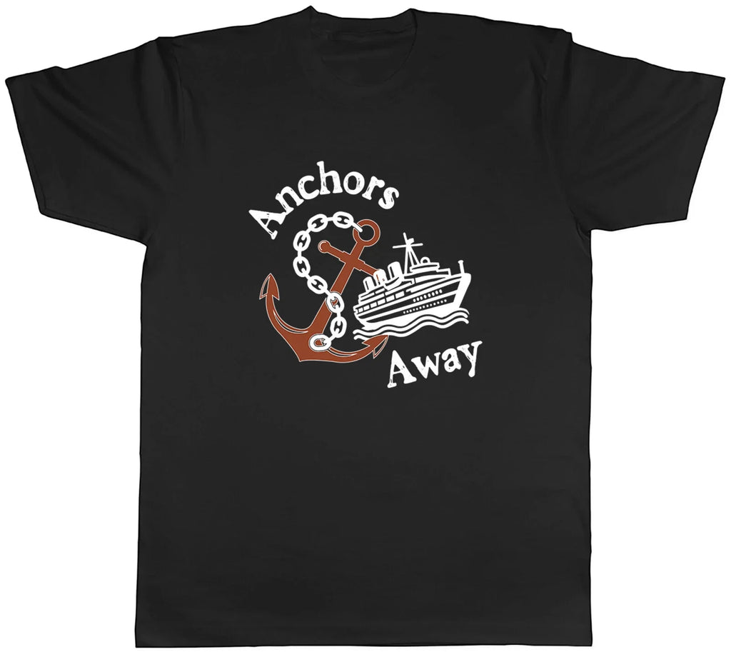 Anchors Away Mens Funny Cruise Ship Vacation Holiday - Adult & Kids T-Shirts, Sweatshirts & Hoodies apparel design preview 1