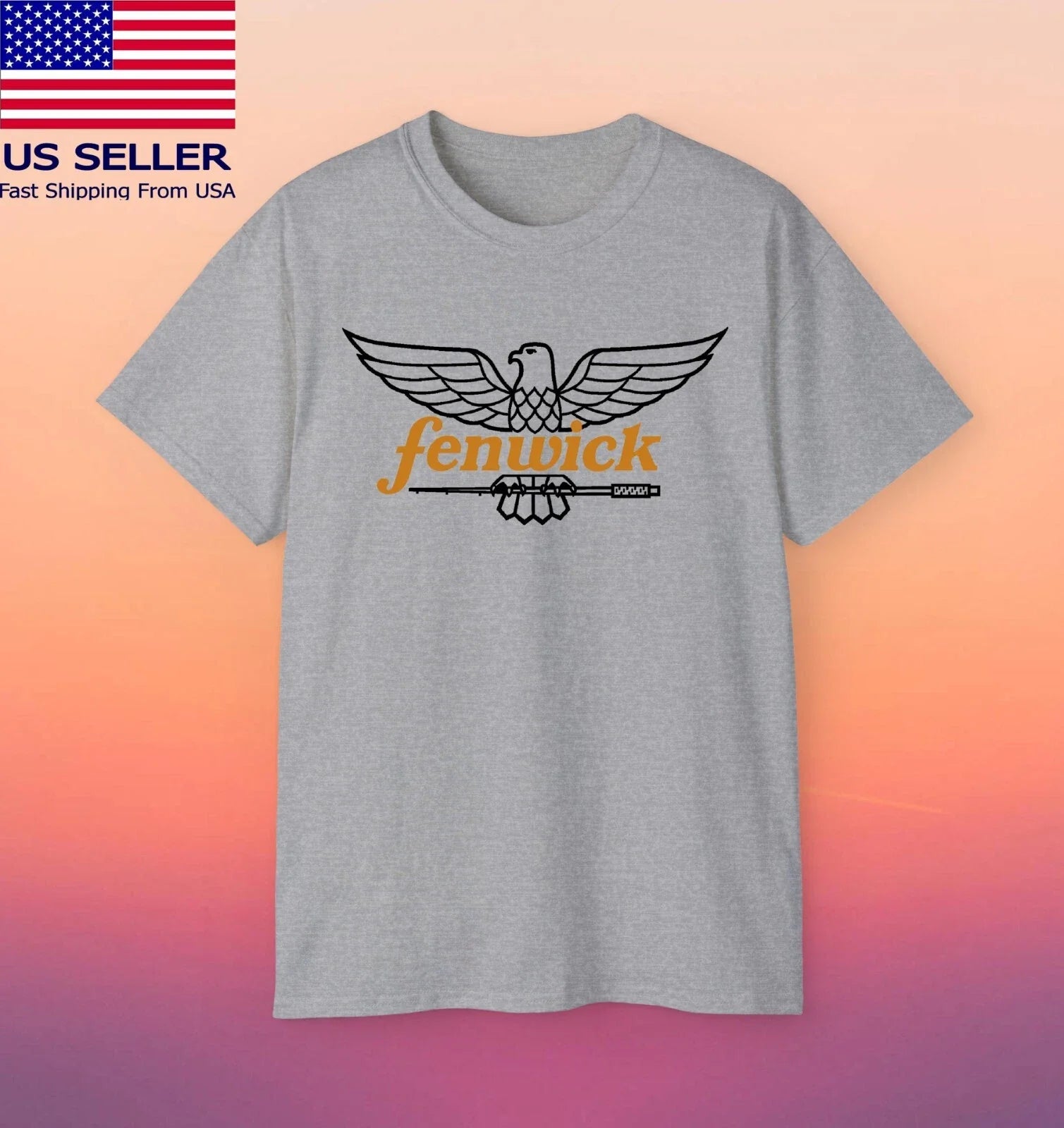 Fenwick Fishing Grey Size S-5XL - Adult & Kids T-Shirts, Sweatshirts & Hoodies apparel design preview 1