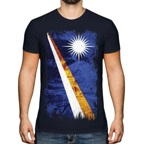 Marshall Inseln Grunge Flagge Herren Marshallese Hemd - Adult & Kids T-Shirts, Sweatshirts & Hoodies apparel design preview 1