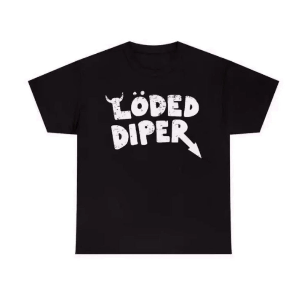 Loaded Diaper Unisex Heavy Cotton Vintage Distressed - Adult & Kids T-Shirts, Sweatshirts & Hoodies apparel design preview 1