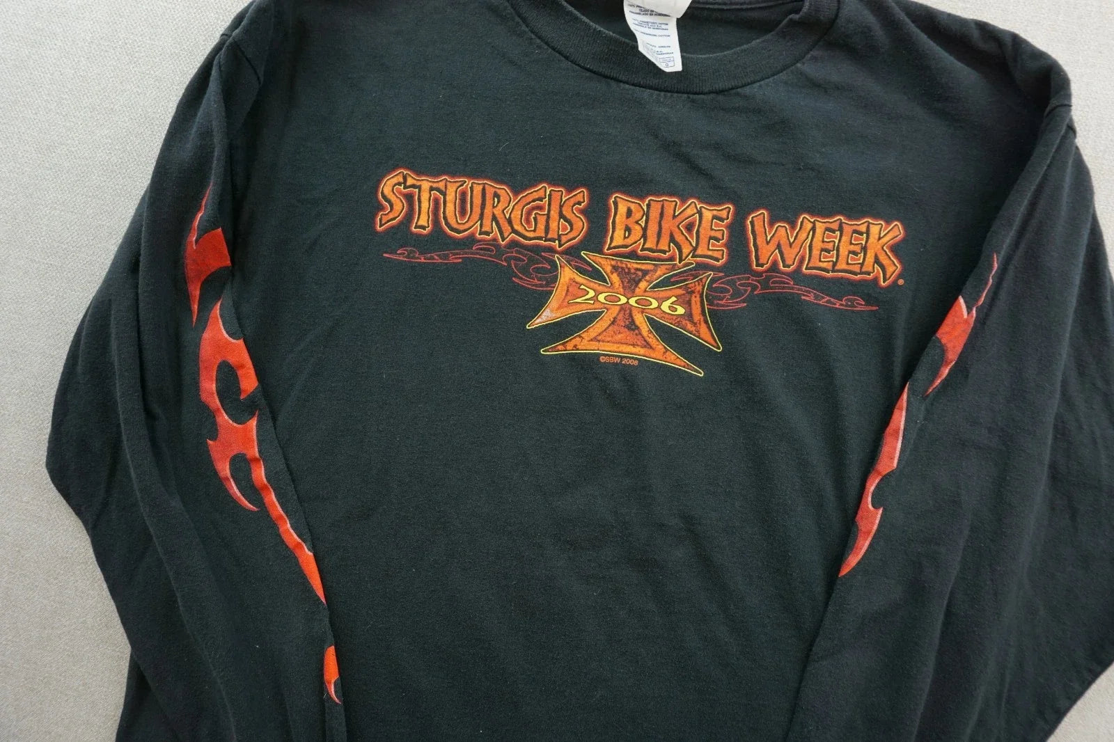 Sturgis Motorcycle Rally Adult Large 2006 Black y2k - Adult & Kids T-Shirts, Sweatshirts & Hoodies apparel design preview 1