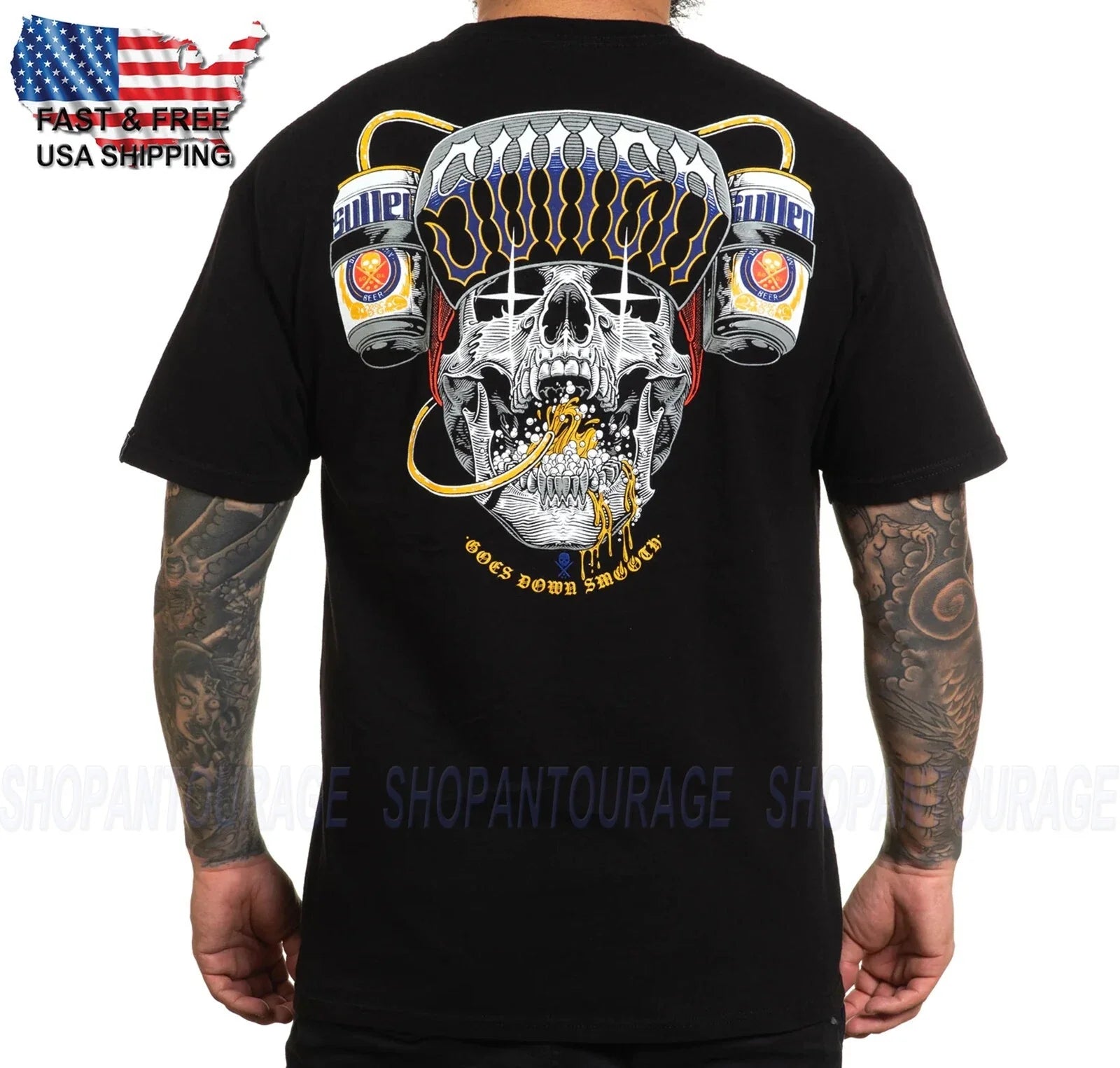 Sullen Art Collective Fear No Beer Standard SCM5566 - Adult & Kids T-Shirts, Sweatshirts & Hoodies apparel design preview 1