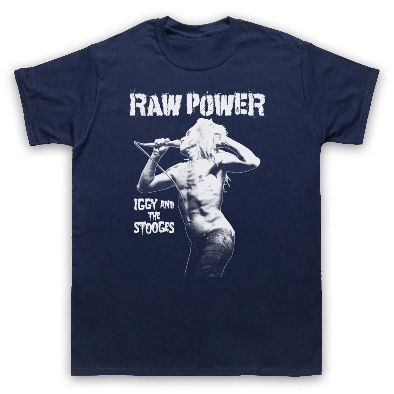 IGGY AND THE STOOGES UNOFFICIAL POP RAW POWER PUNK - Adult & Kids T-Shirts, Sweatshirts & Hoodies apparel design preview 1