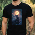 Mens Otter at Full Moon Motif Cotton Size XS to 5XL - Adult & Kids T-Shirts, Sweatshirts & Hoodies apparel design preview 1