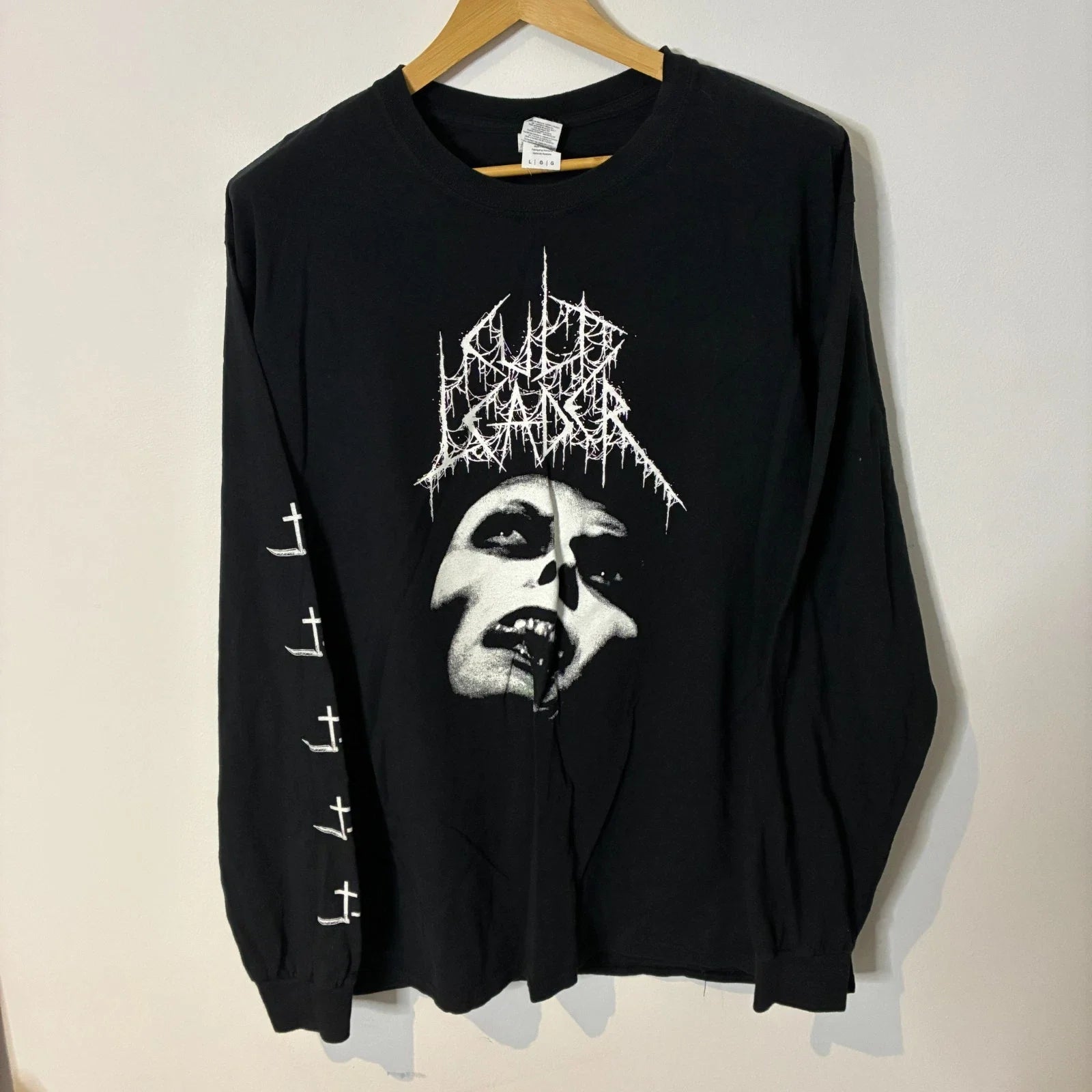 Cult Leader Mens Large Black Evil Against Hardcore - Adult & Kids T-Shirts, Sweatshirts & Hoodies apparel design preview 1
