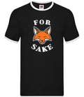 For Fox Sake Mens Ringer Funny Meme Spoof - Adult & Kids T-Shirts, Sweatshirts & Hoodies apparel design preview 1