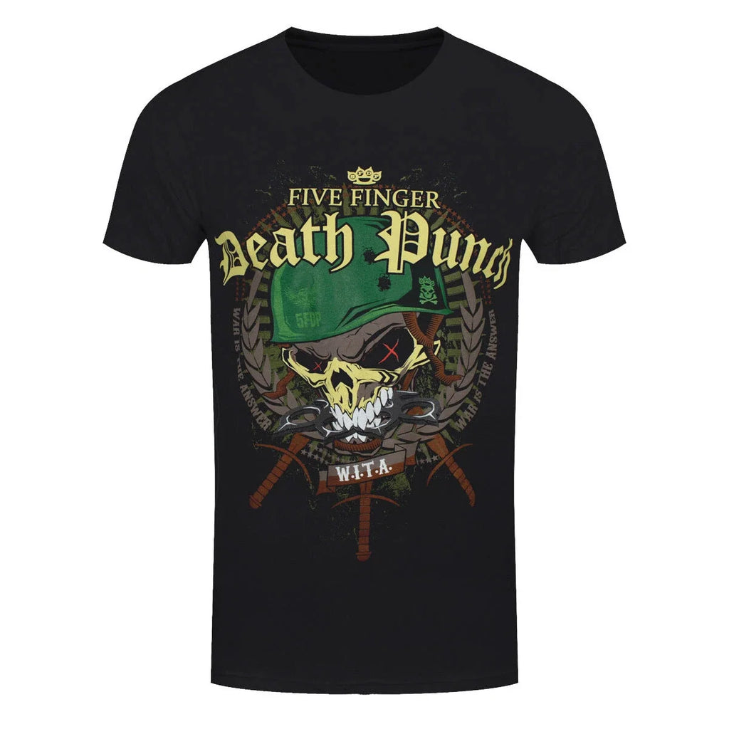 Five Finger Death Punch FFDP War Head Band Official - Adult & Kids T-Shirts, Sweatshirts & Hoodies apparel design preview 1