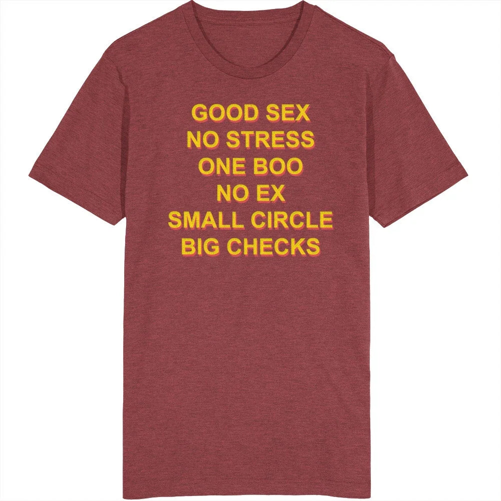 Big Checks Quote Funny Life - Adult & Kids T-Shirts, Sweatshirts & Hoodies apparel design preview 1