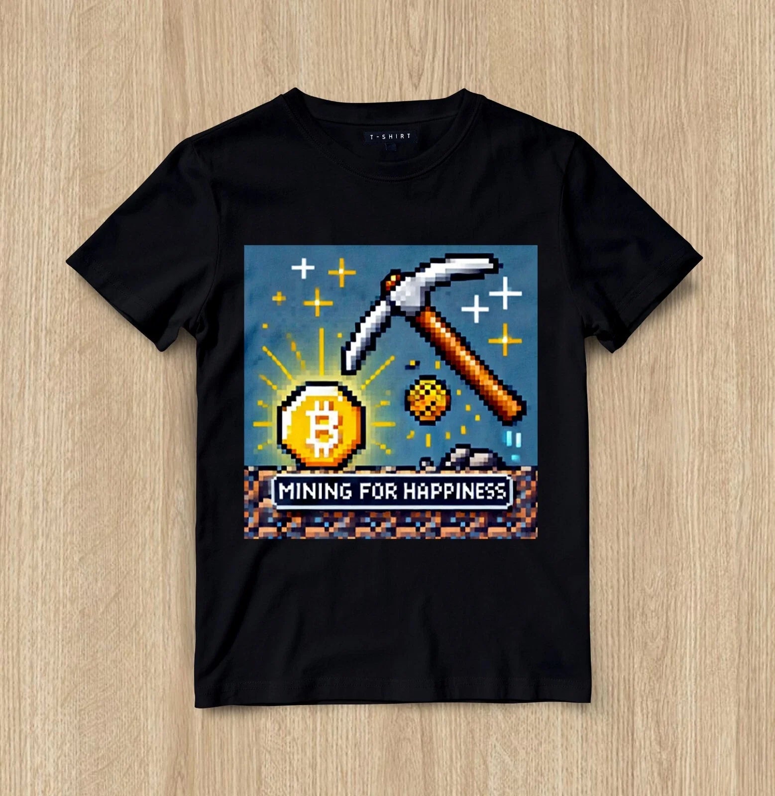 Custom Cryptocurrency Jokes Design Unisex Jersey - Adult & Kids T-Shirts, Sweatshirts & Hoodies apparel design preview 1