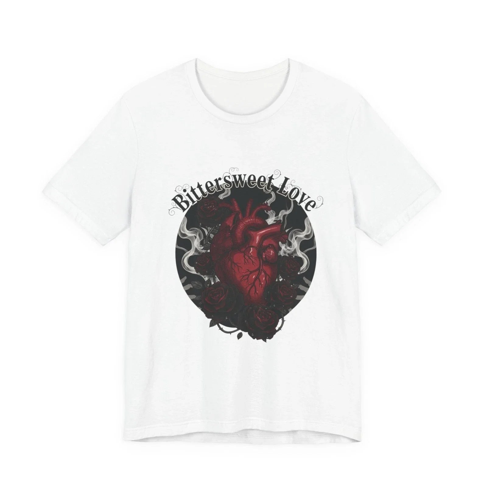 Bittersweet Heart goth valentine, dark romance - Adult & Kids T-Shirts, Sweatshirts & Hoodies apparel design preview 1