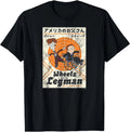 American Dad Wheels and The Legman Kanji Cartoon - Adult & Kids T-Shirts, Sweatshirts & Hoodies apparel design preview 1