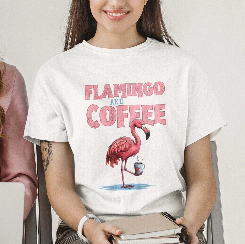 Flamingo Coffee - Adult & Kids T-Shirts, Sweatshirts & Hoodies apparel design preview 1