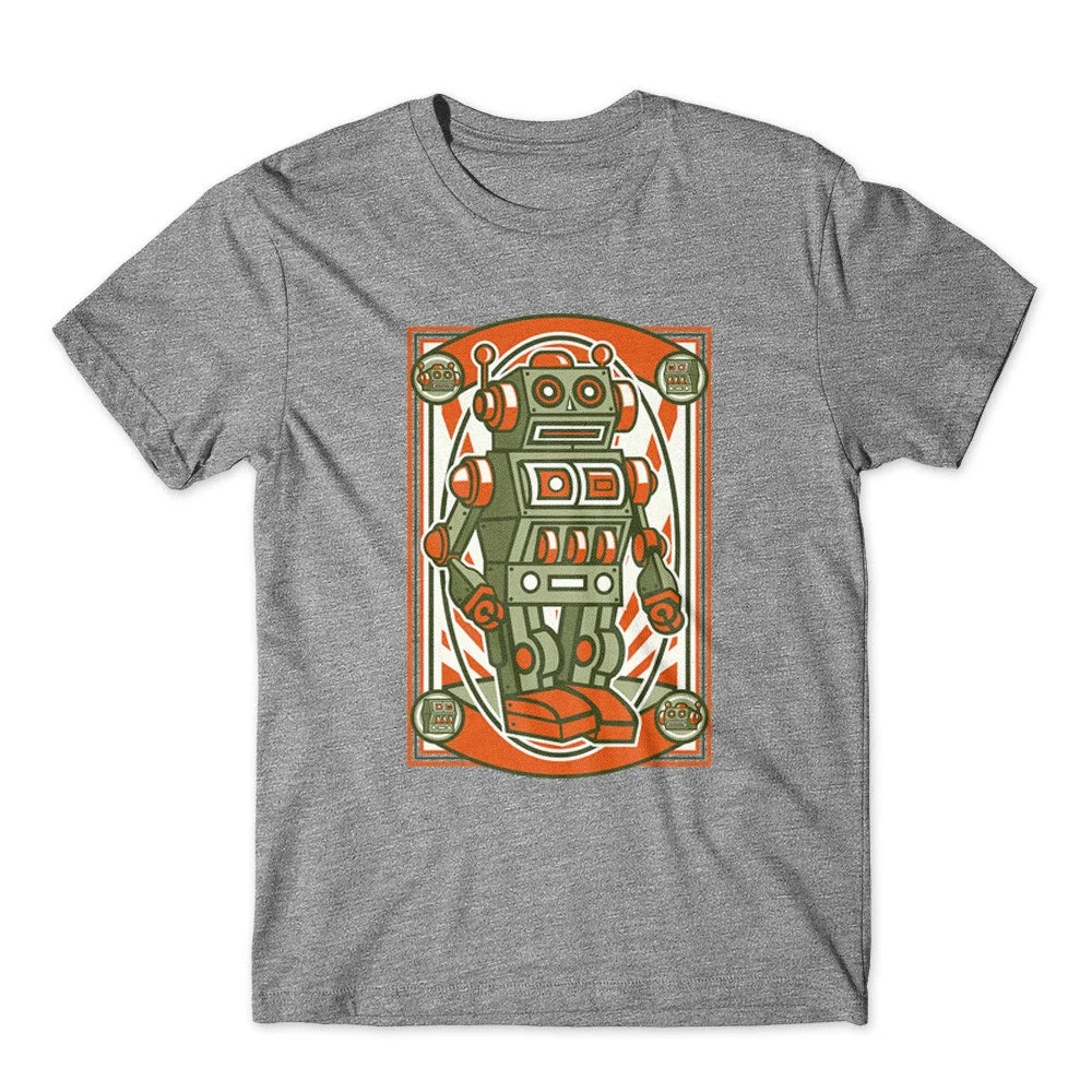 Vintage Robot 100% Cotton Premium New - Adult & Kids T-Shirts, Sweatshirts & Hoodies apparel design preview 1