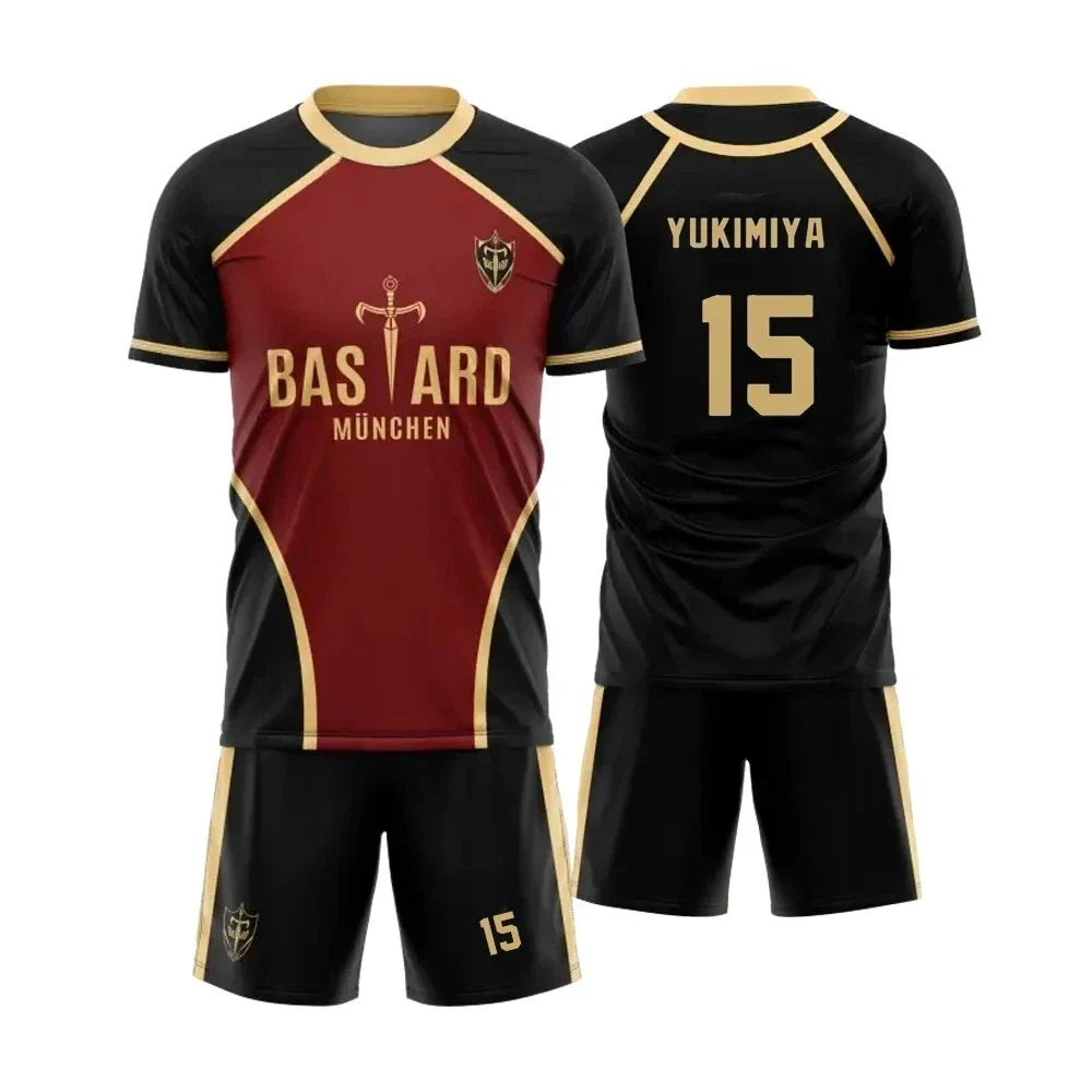Blue Lock Bastard Munich Jerseys All Anime Jersey for - Adult & Kids T-Shirts, Sweatshirts & Hoodies apparel design preview 1
