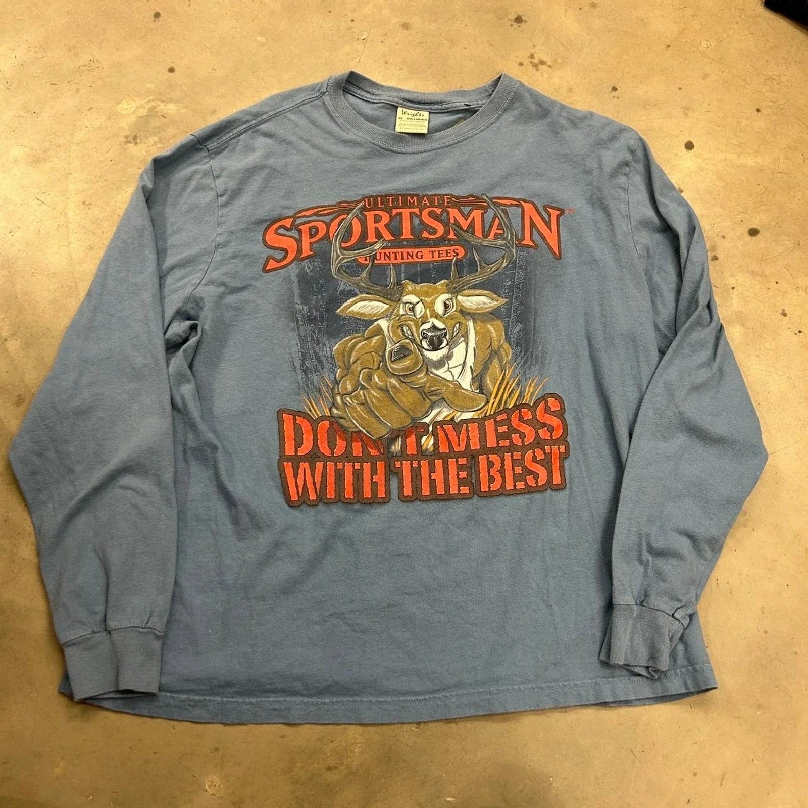 Vintage Y2k 00s Deer Hunting Men's XL Funny Outdoors - Adult & Kids T-Shirts, Sweatshirts & Hoodies apparel design preview 1